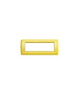 PLACCA 6M METAL GIALLO IDEA