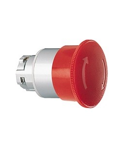 PULSANTE FUNGO 40mm ROSSO...